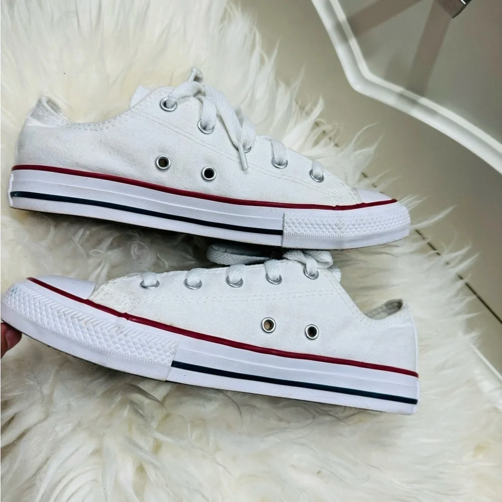 White Kids Converse Shoes